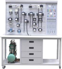 氣動(dòng)與PLC實(shí)訓(xùn)裝置(T型鋁槽單面)